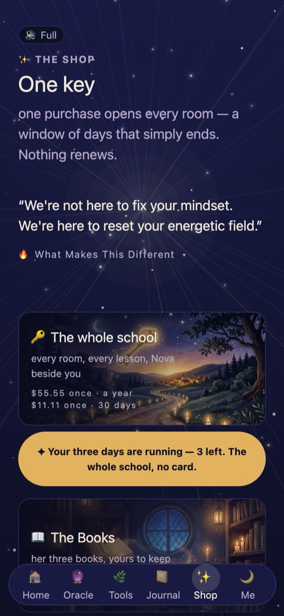 The Shop: One key — $11.11 once for 30 days, $55.55 once for a year
